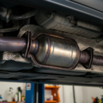Diagnosing a bad catalytic converter in a vehicle.